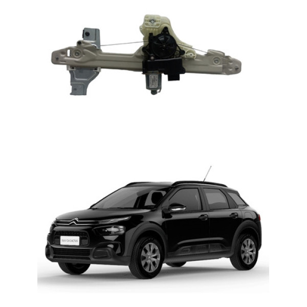 Máquina Vidro Traseira Esquerda Citroen C4 Cactus 2021 22