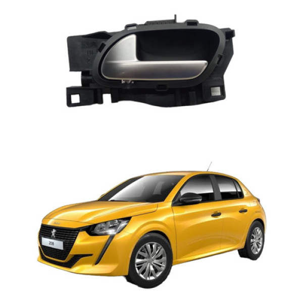 Maçaneta Interna Traseira Esquerda Peugeot 208 2021 2022