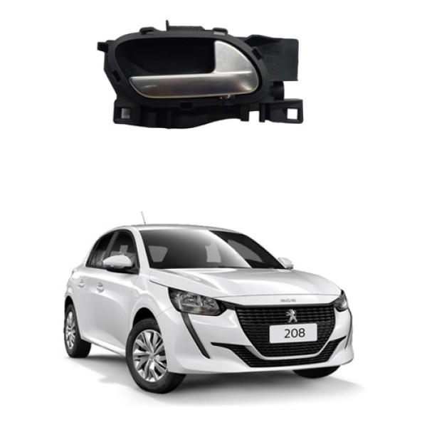 Maçaneta Interna Traseira Direita Peugeot 208 2021 2022