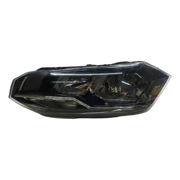 Farol Esquerdo Polo Virtus Friso Cromado 2017 A 2020 Rec