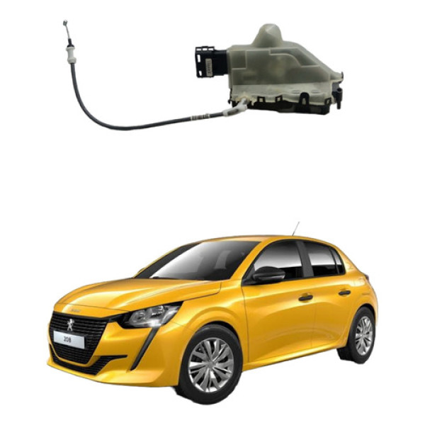 Fechadura Porta Traseira Esquerda Peugeot 208 2021 2022