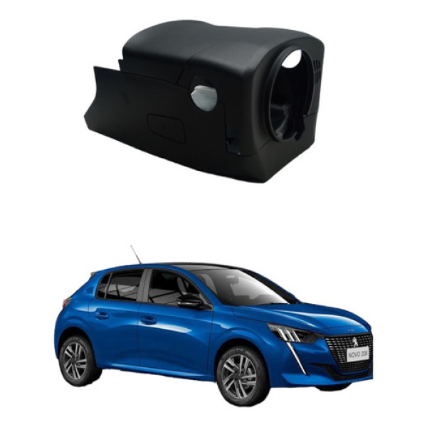 Moldura Acabamento Coluna Direção Peugeot 208 2021 2022