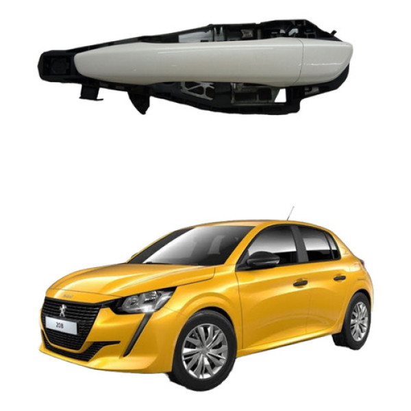 Maçaneta Externa Traseira Esquerda Peugeot 208 2021 2022