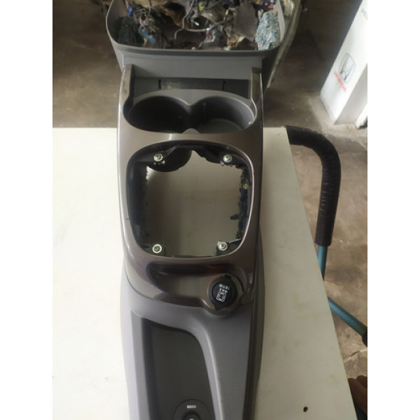 Console Central Do Fiat Gran Siena Original Detalhe Moldura 