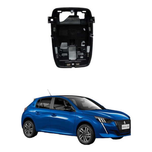 Suporte Luz Cortesia Teto Peugeot 208 2021 9829791380