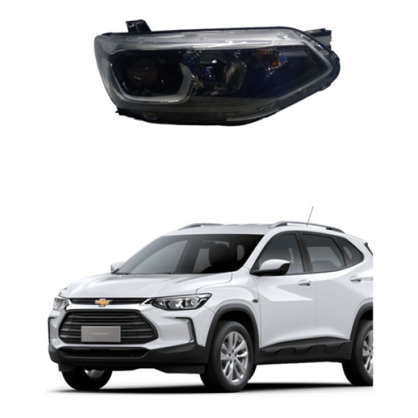 Farol Direito Sem Led Chevrolet Tracker 2021 2022 