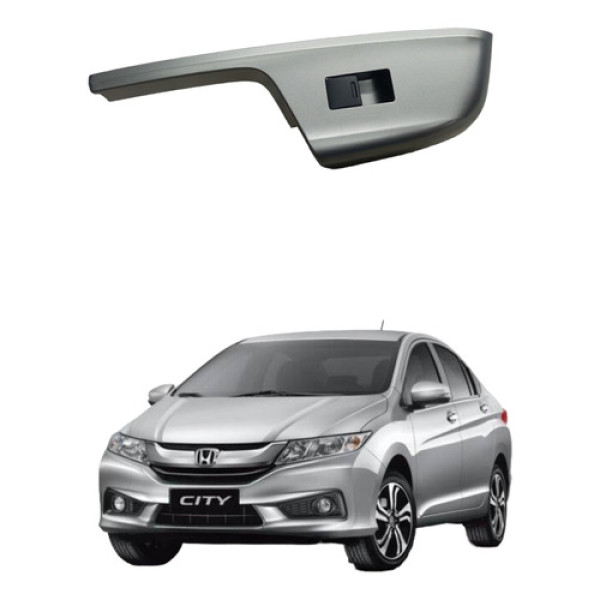 Botão Vidro Traseiro Esquerdo Honda City 2015 2016 2017